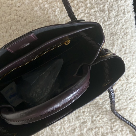 Top handle and shoulder woven bag - Picture 4 of 9